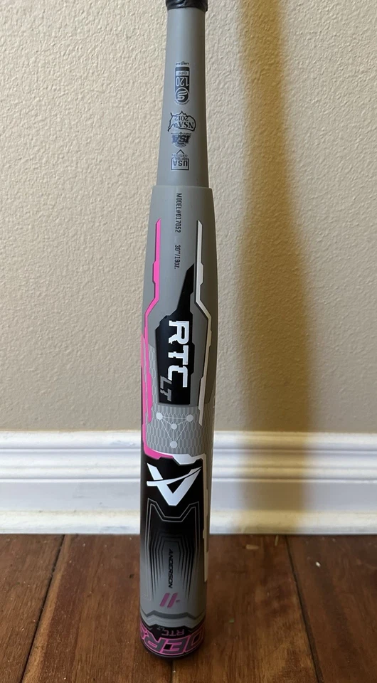 BATE DE SOFTBOL LANZAMIENTO RÁPIDO USADO ROCKETECH CARBONLITE 30/19 (DROP -11) Foto 4 de 4