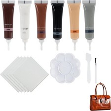 Leather Repair Kit, 6 Colors Professional Leather Filler Leather Colour Restore