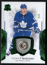 2017-18 The Cup Green Foil Button #78 Patrick Marleau 3/3 !!!