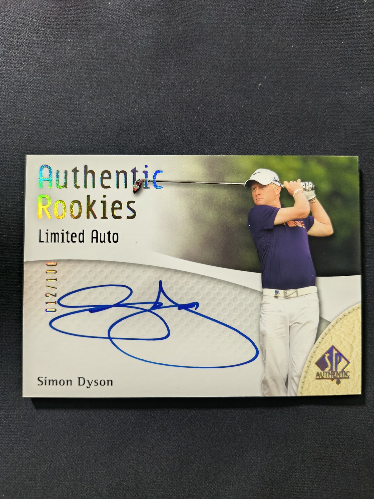 2014 SP Authentic #76 Simon Dyson Limited Autographs #/100