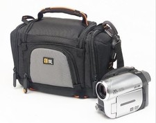 Case Logic SLCC2 Nylon Sportive Slimline Camera/Camcorder Black ~E~