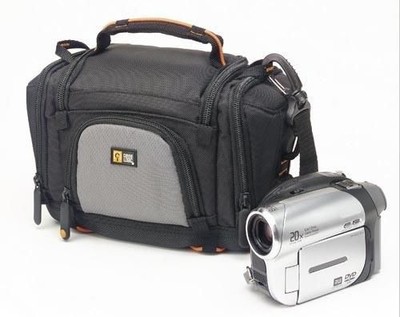 Case Logic SLCC2 Nylon Sportive Slimline  Camera/Camcorder Black ~E~