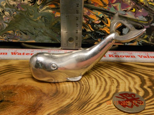 Mariposa Aluminum Whale Bottle Opener - Silver Tone - Picture 2 of 4