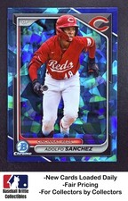 2024 Bowman Draft Sapphire #BDC-119 Adolfo Sanchez RC Rookie Cincinnati Reds