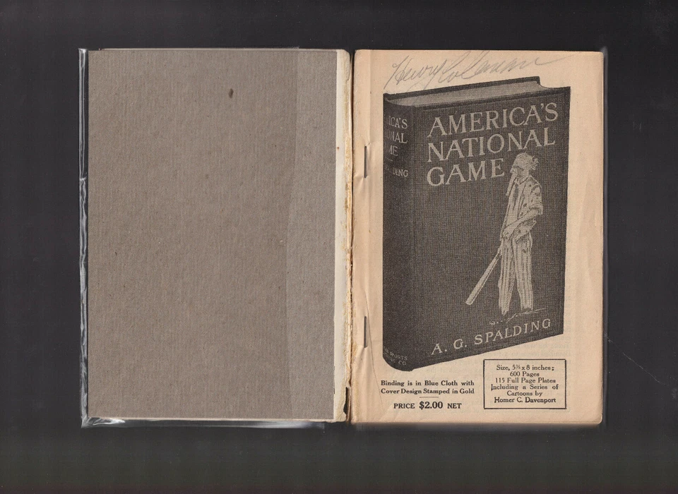 Guía de béisbol Spalding 1912 con Ty Cobb (encuadernación suelta) Foto 4 de 4