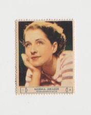 Norma Shearer 1932 National Screen Star Stamp - Clean Back - E5 - Film Star