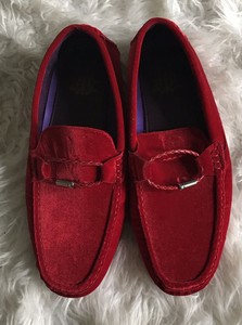 red velvet dress shoes