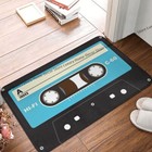 BCarpet Cassette Music Tapes Bedroom Mat Welcome Doormat Floor Decoration Rug