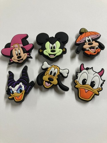Disney Halloween Mickey and Friends shoe charms for crocs set of 6