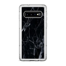 Pelican Adventurer Galaxy S10 Skins Decals Black Marble Granite White