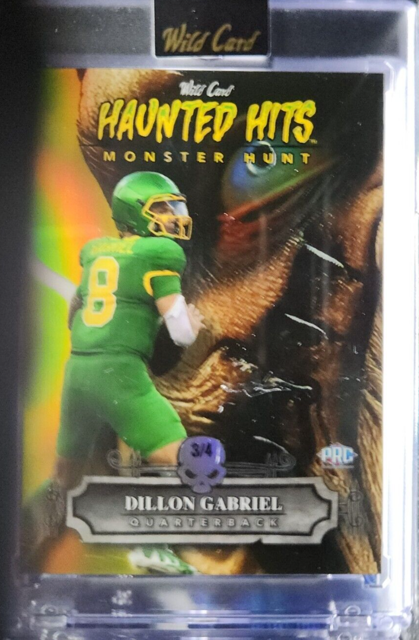 Dillon Gabriel 2024 Wild Card Haunted Hits HHF-DG PRC 4/4  