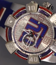 Invicta NFL 35788 Bolt Next Gen 52mm Quartz Chronograph Strap Watch Need battery