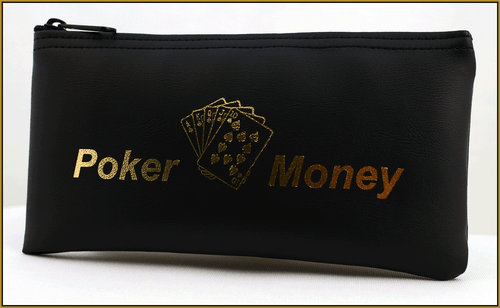 Poker Money Bag Wallet-Purse Gambling Stash Purse Casino Player Pouch Poker Chip - Picture 5 of 13