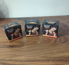 Lot of 3 – OK Kinesiology Tape 10" Precut Strips, 20 Strips Cotton Elastic Black