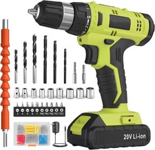 Taladro inalámbrico de 20 V con batería y c...