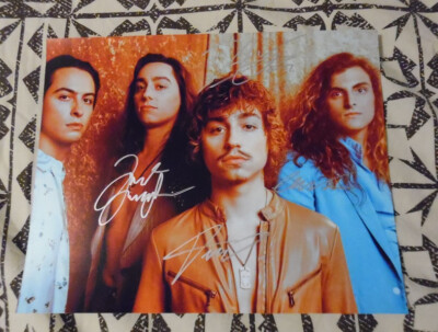 GRETA VAN FLEET SIGNED GROUP PHOTO 8x10 ROCK BAND