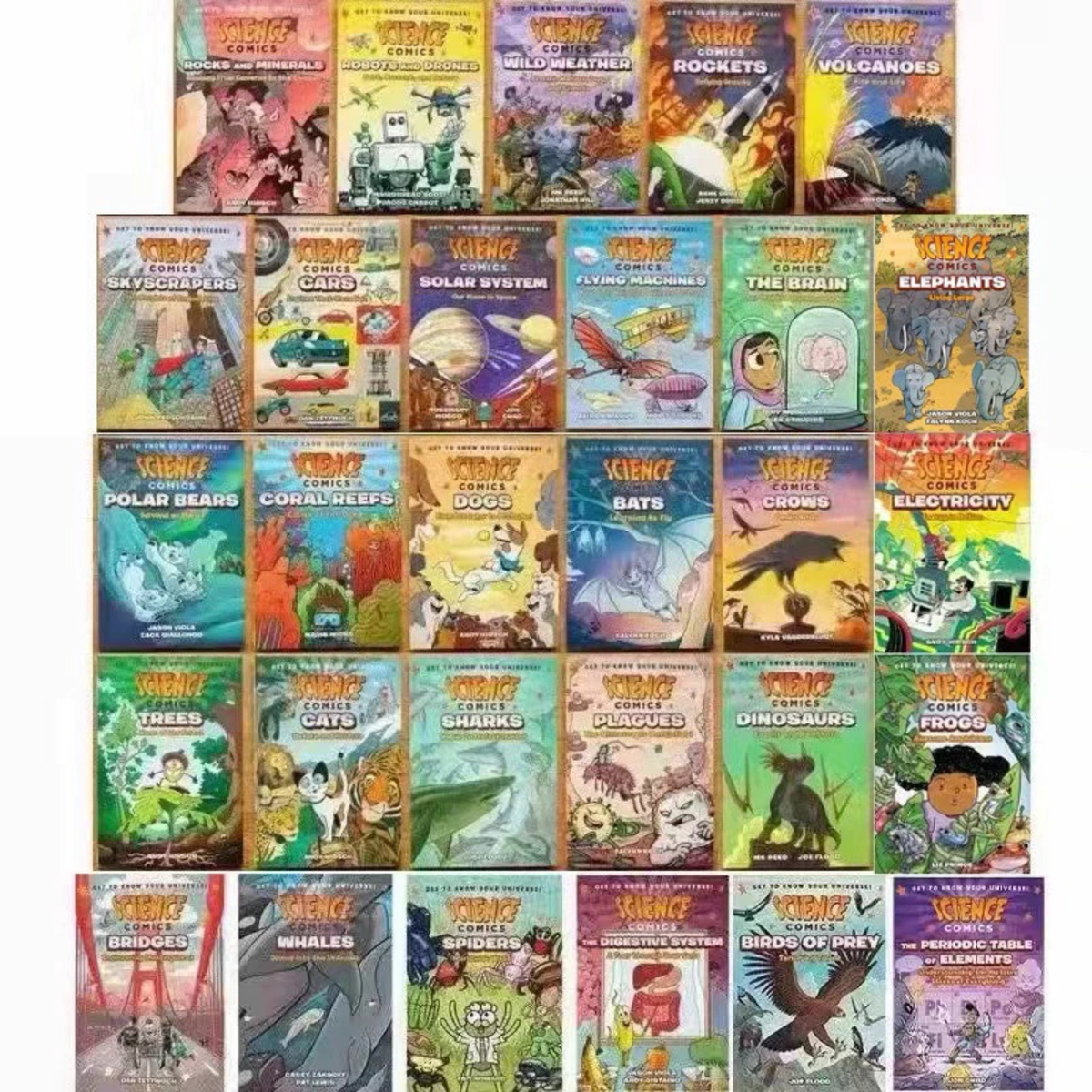 Science Comics Series: Get to Know Your Universe Latest 29 Books