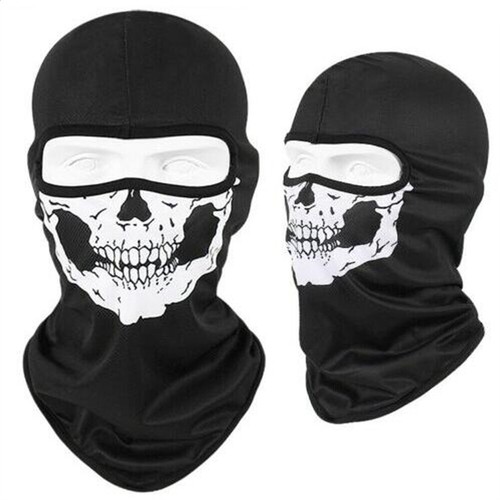 2PACK Balaclava Full Face Mask Windproof Skull Ghost Cosplay Bandana Headwear US - Picture 11 of 12