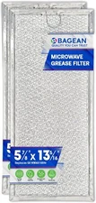 2 Pack Microwave Filters, 13.3" x 5.85", Compatible with GE, Whirlpool, Samsung