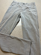 ZARA GREY CHINO STRAIGHT LEG PANTS WOMENS SZ 30