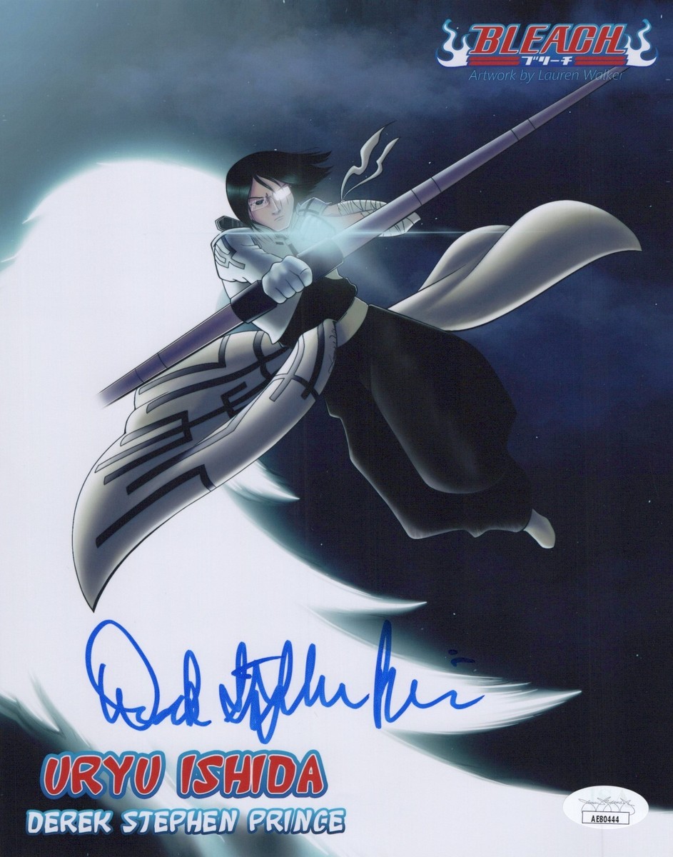 DEREK STEPHEN PRINCE Signed BLEACH 8x10 Photo URYU ISHIDA