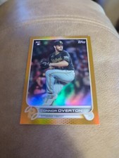 2022 Series 2 Base Gold Foil #339 Connor Overton Pittsburgh Pirates