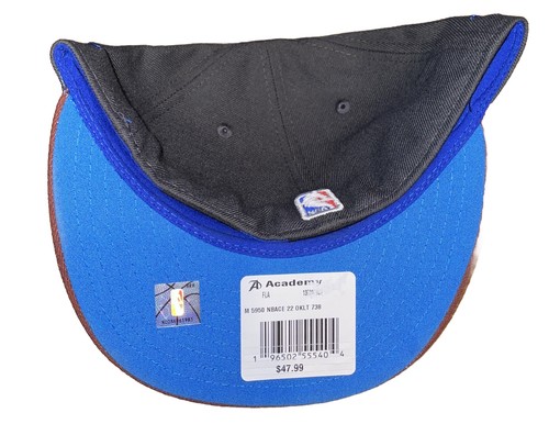 New Era Oklahoma City OKC Thunder 2022-23 City Edition 59Fifty Sz 7 3/8 Cap Hat - Picture 4 of 4