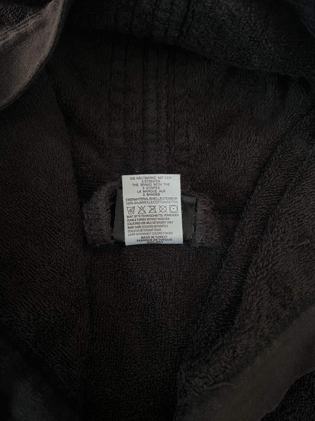 rare yohji yamamoto x adidas cloak/robe jacket size large pre y-3 image 10