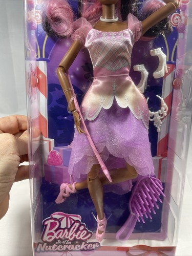 Barbie jako dziadek do orzechów cukier śliwka księżniczka baleriny brązowe włosy, AA, 2021 - Zdjęcie 3 z 6