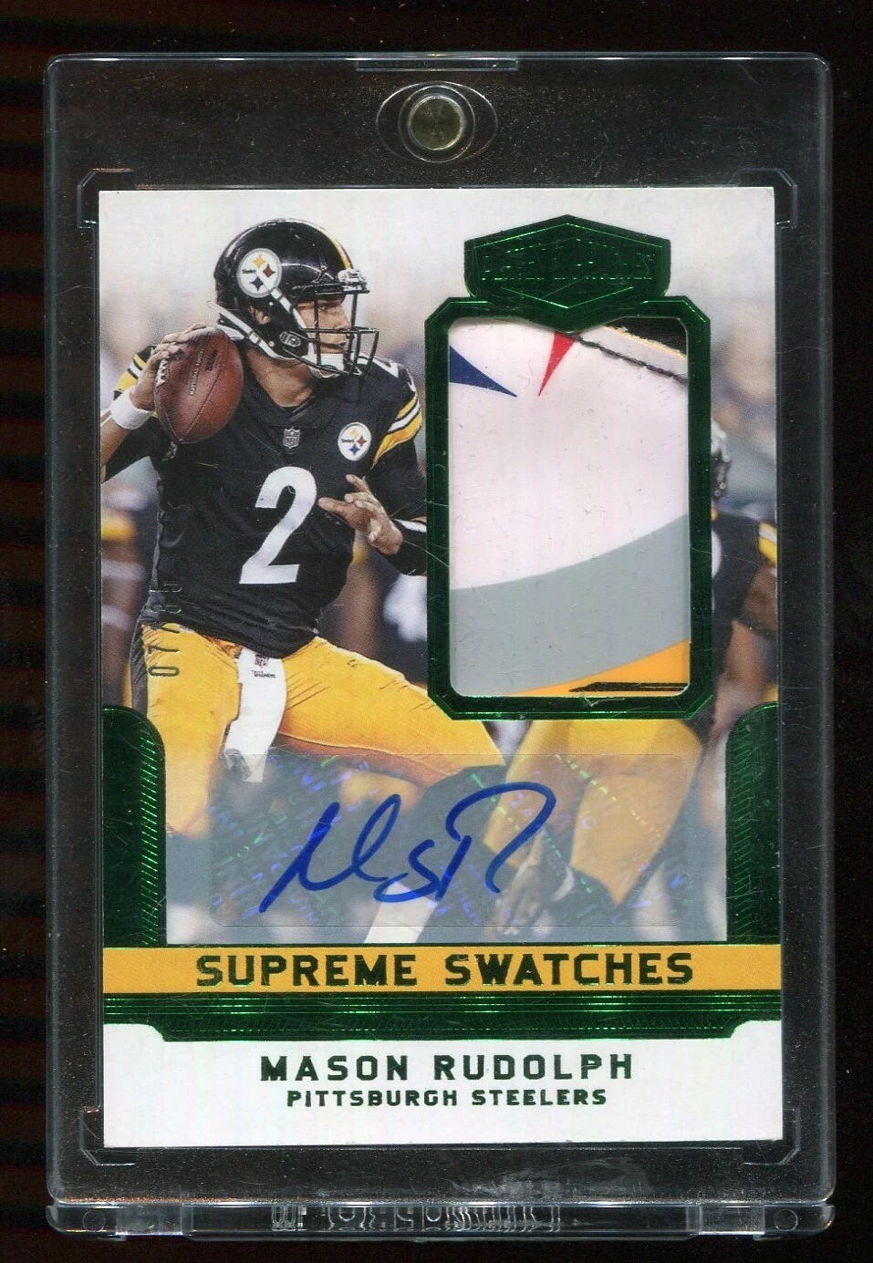 2018 Mason Rudolph Supreme Swatches Auto RPA RC Auto # 7/35