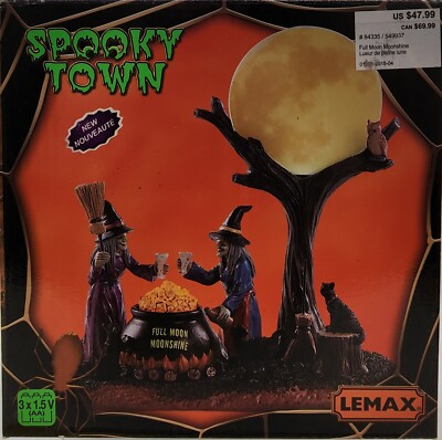 Lemax Spooky Town Full Moon Moonshine #84335 Table Accent Retired & Brand New