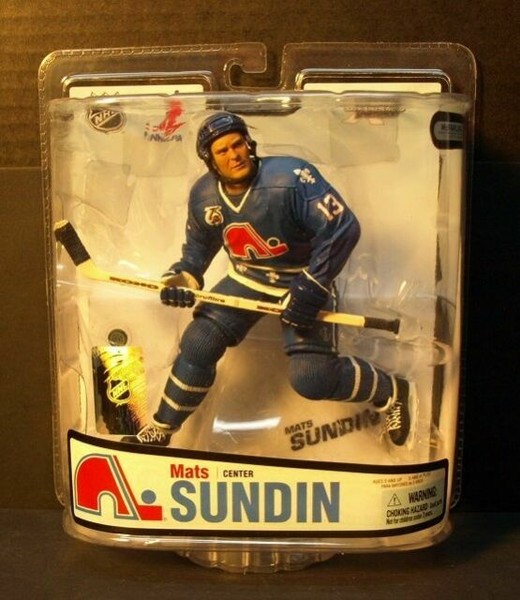McFarlane Toys NHL Hockey Series 18 Mats Sundin Nordiques Retro Action