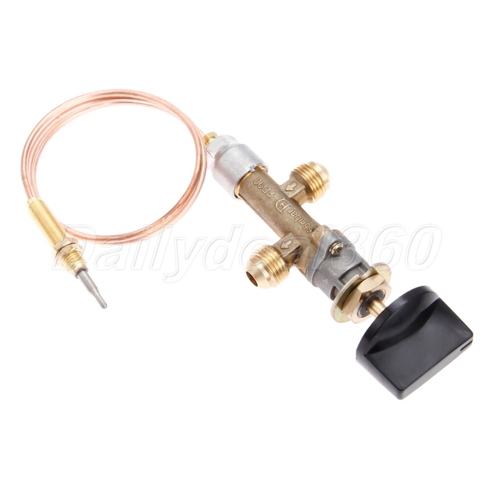 Gas Control Valve Knob ON/OFF Thermocouple Igniter Propane Fire Pit ...