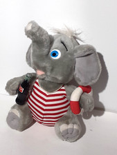 1993 COKE COLA PLUSH ELEPHANT WITH BOTTLE 9"BOTTLE