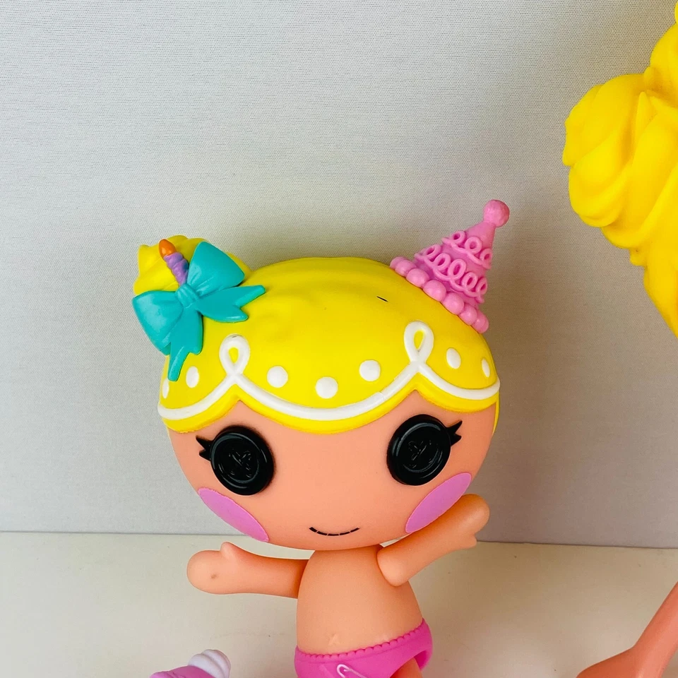 Lote de 2 muñecas Lalaloopsy Little Wishes rebanada de pastel y rebanada de caramelo muñecas O pastel Foto 4 de 4