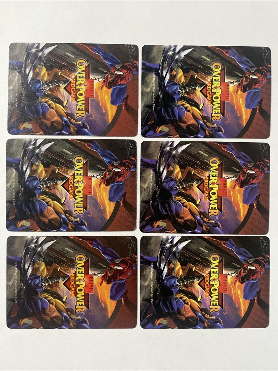 imageカード ゲーム OVERPOWER 1998 6) 1995 MARVEL OVERPOWER COLLECTABLE CARD GAME “ONE PER DECK