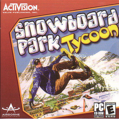 SNOWBOARD PARK TYCOON Snow Boarding Sports for Windows PC Game CDrom NEW