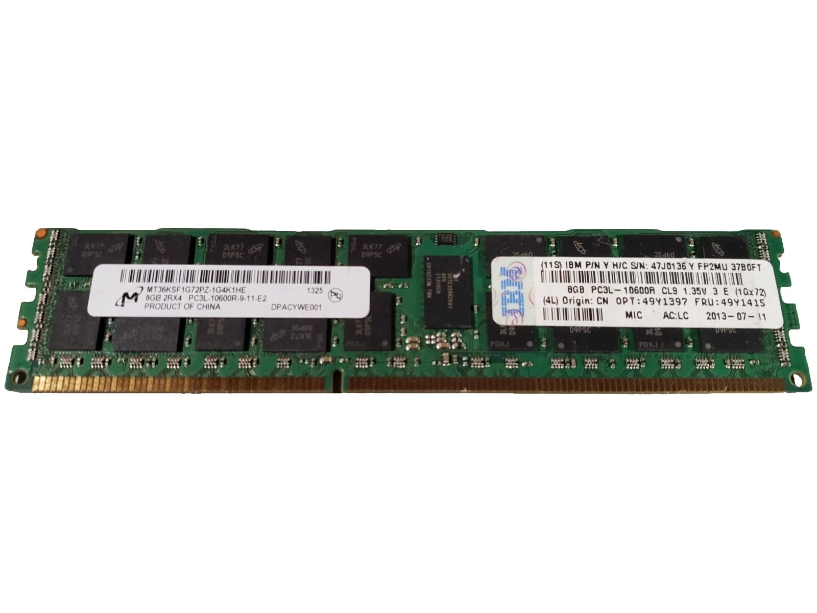 Servidor de Red IBM DDR3 SDRAM Memoria (RAM)