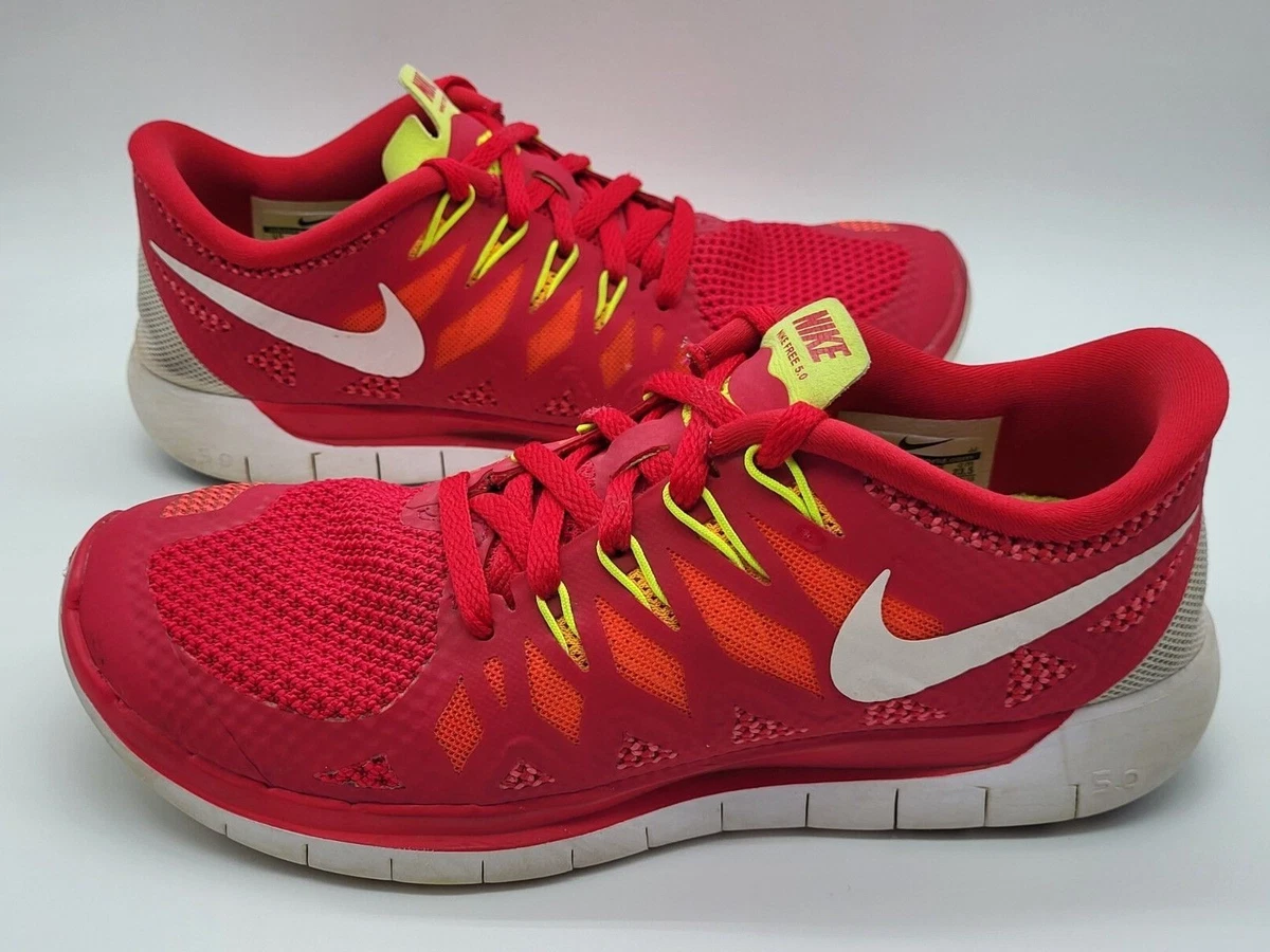 Nike Free 5.0 Running Shoes 642199-601 Women&#039;s Size 6.5. | eBay