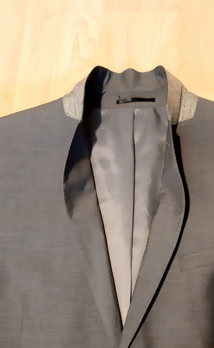 FILA Tuta giacca grigia The Savile Row London taglia 46 pollici da ascella ad ascella