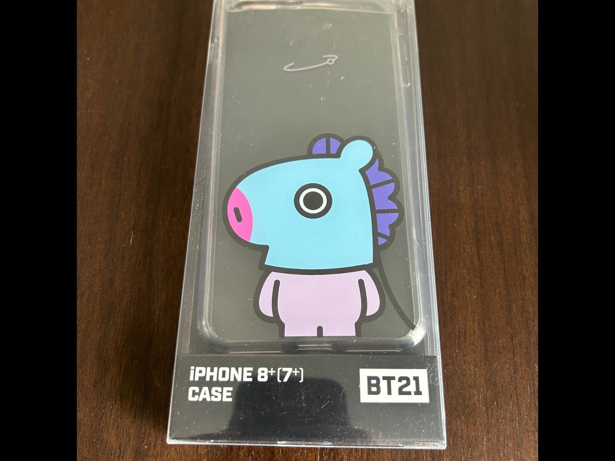 [BT21] iPhone 8+[7+] BTS Clear Case with Mang character