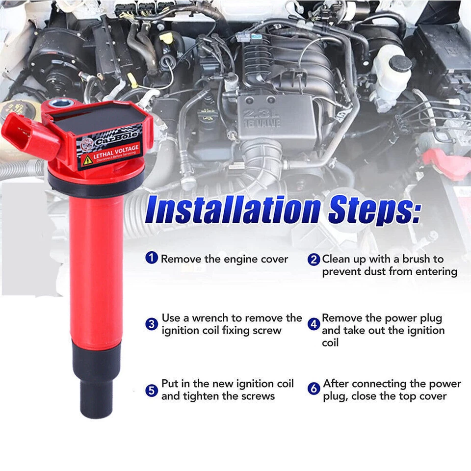 Bobina de encendido 8 piezas UF230 para Lexus GS430 LS430 SC430 V8 4,3 L 4 Runner V8 4,7 L Foto 4 de 4