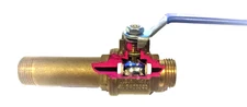 EXPOSED!!!! Brass Water Heater Drain Valve/Sediment Remover