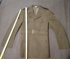 US Marine Corps Men's Enlisted Green Alpha Gabardine Service Uniform Coat- 39XS