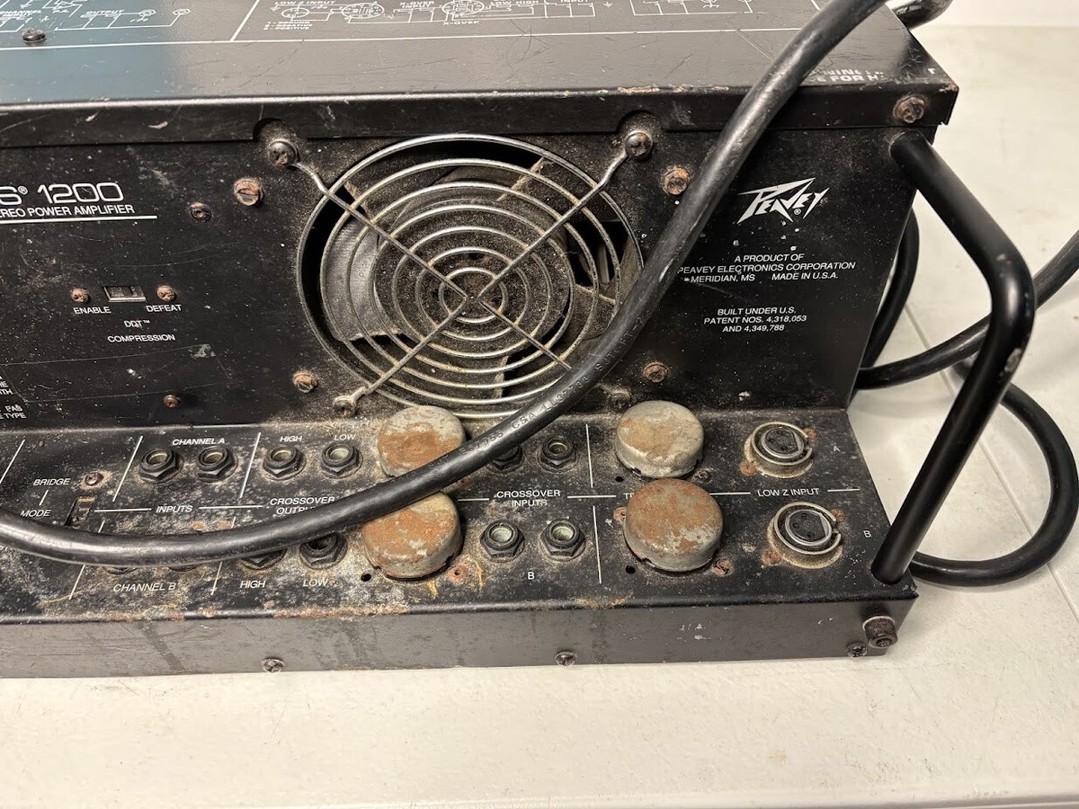 Peavey CS 1200 Stereo Power Amplifier | eBay