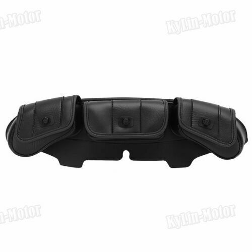 Windshield Bag Saddle 3 Pocket Fairing For Harley Street Glide FLHX 06-13 Trike Windshield Bag Saddle 3 Pocket Fairing For Harley Street Glide FLHX 06-13 Trike