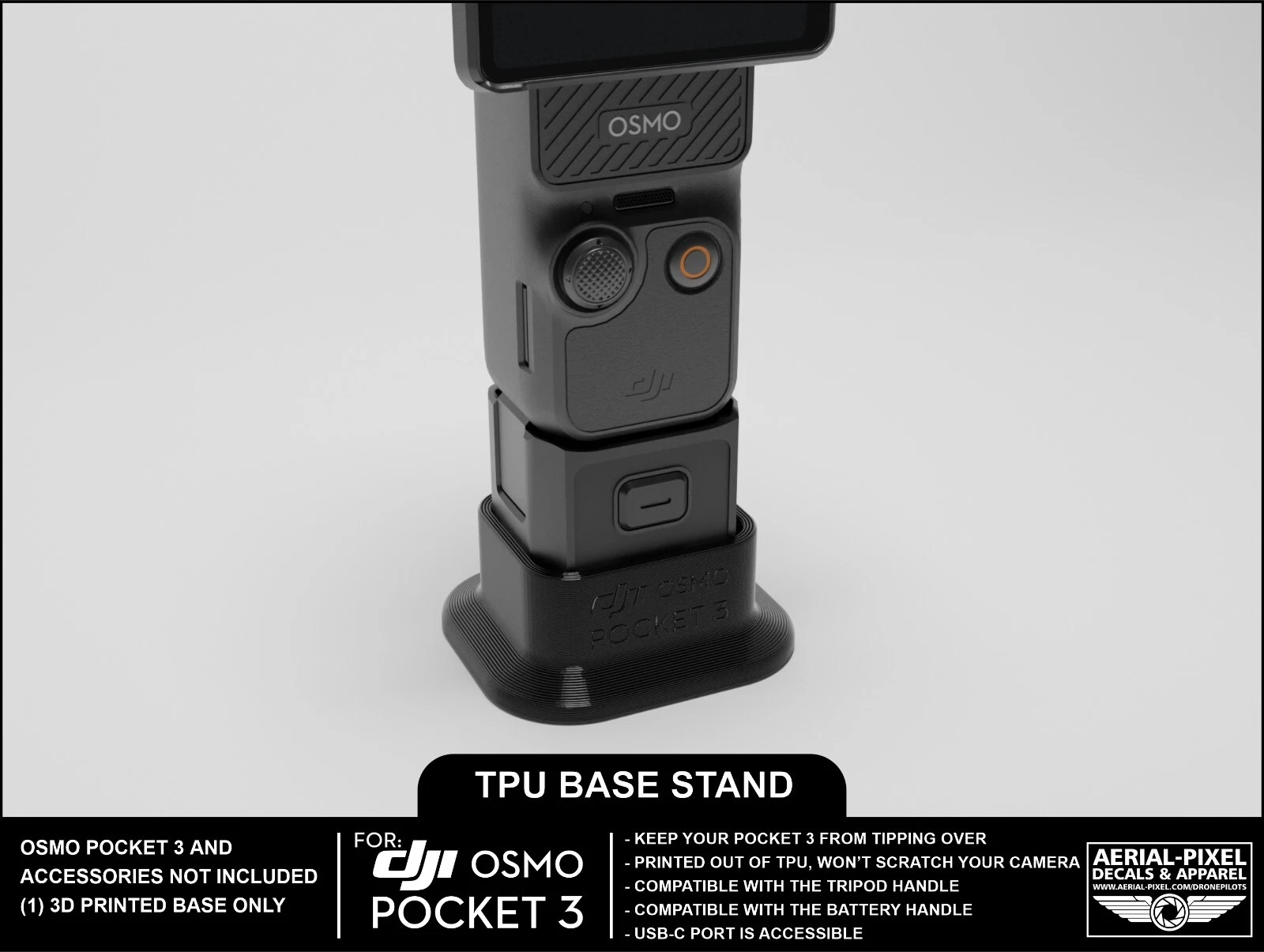 DJI OSMO Pocket 3 Base Stand - 3D Printed TPU | eBay
