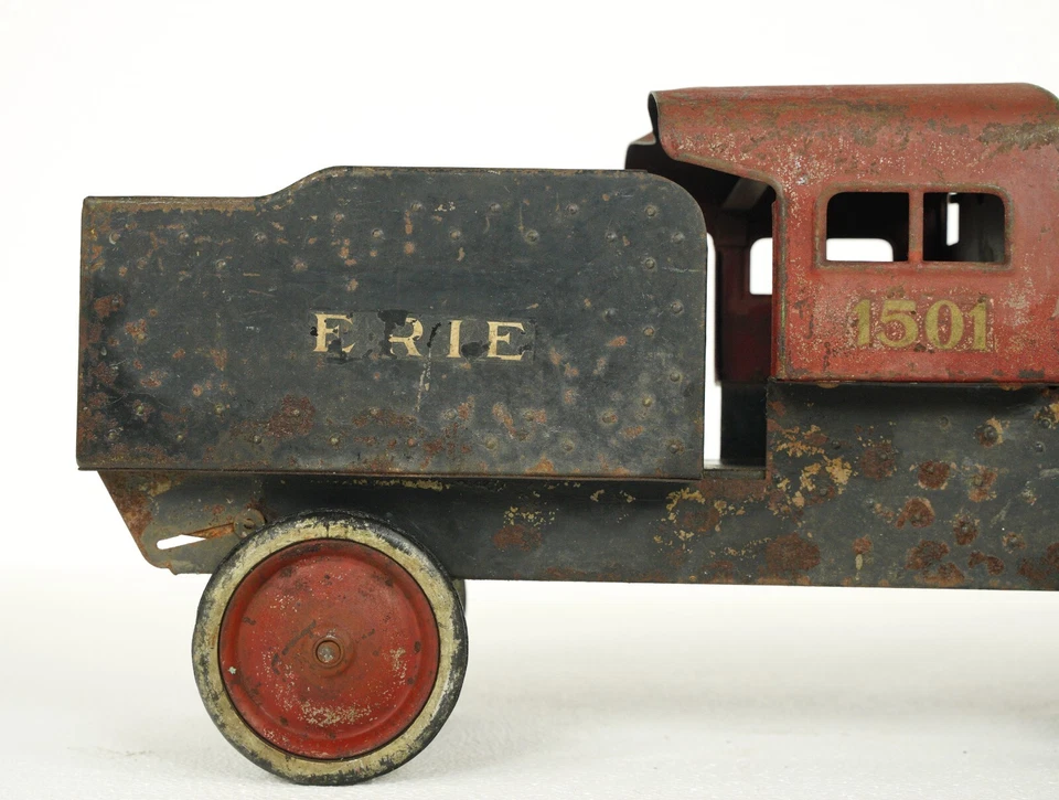 1920s Steelcraft Erie 1501 Sit N Ride Train Toy - Image 2 of 4