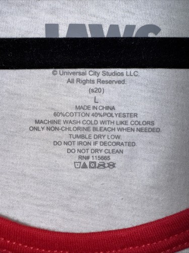 Jaws Amity Island New England Lifeguard Tank Top Mens Size Large - Picture 2 of 3