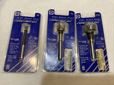 Lot 3 High Speed Steel FORSTNER BITS FOREST CITY  3/8”, 7/8”, 1 1/4” Made in USA